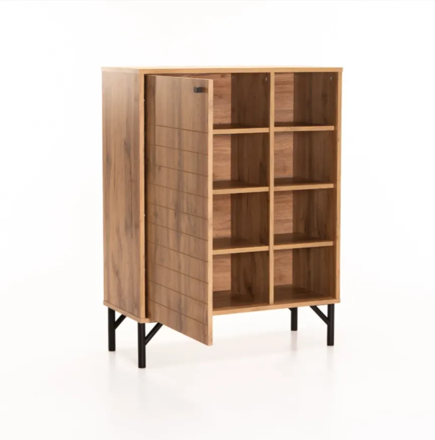 4-Layers Wood Shoe Cabinet