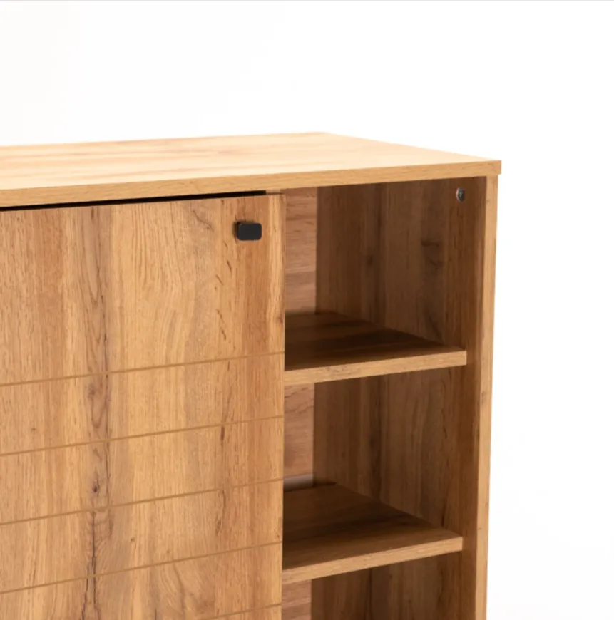 4-Layers Wood Shoe Cabinet