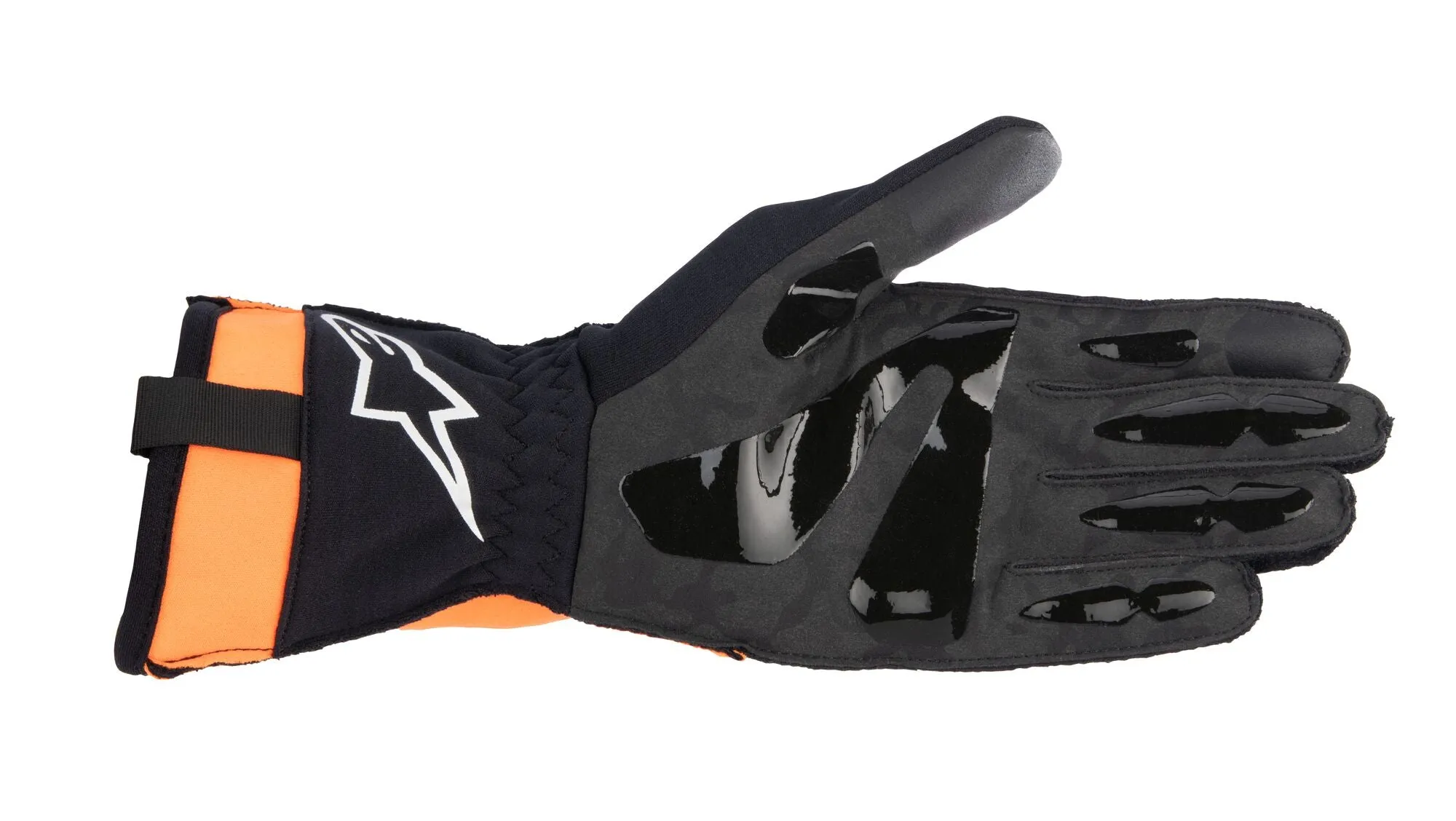 ALPINESTARS 3551823_156_XL TECH 1 KX v3 Karting gloves, white/orange fluo, Size XL