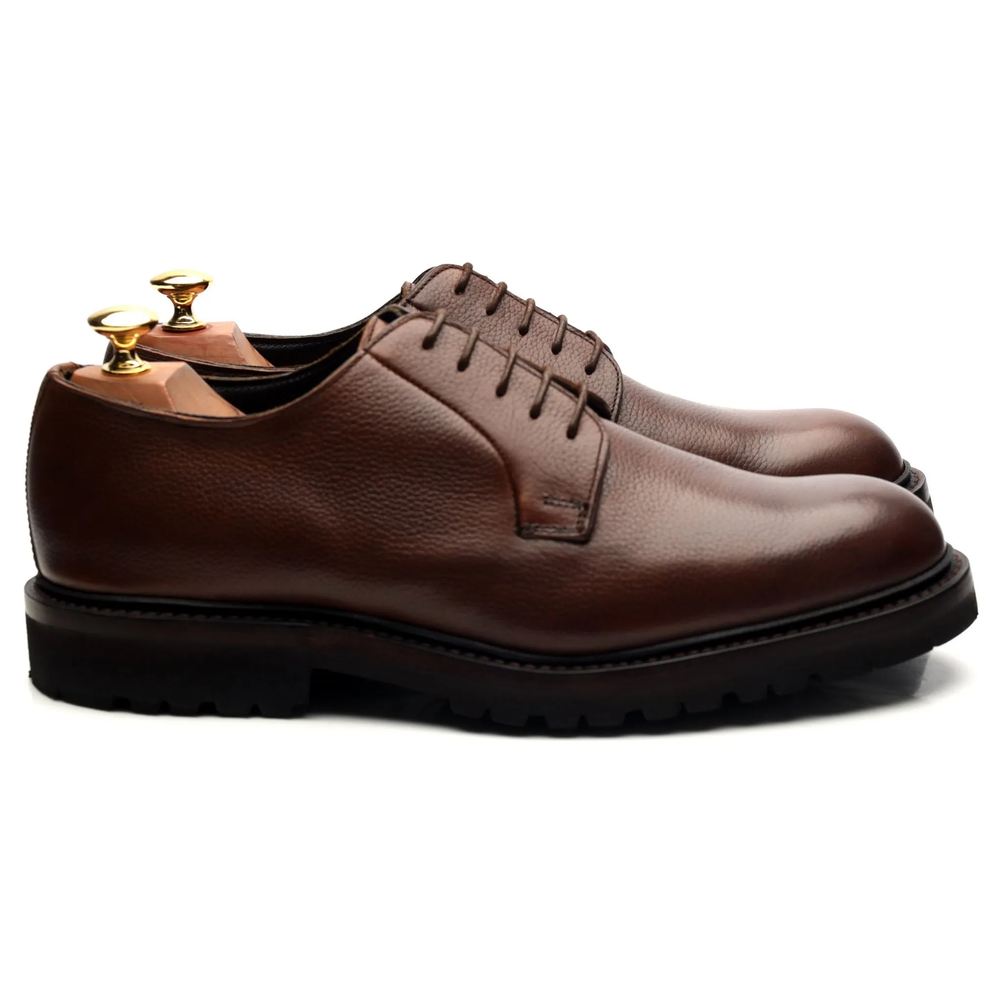 'Archie' Brown Leather Derby UK 6 - 11.5