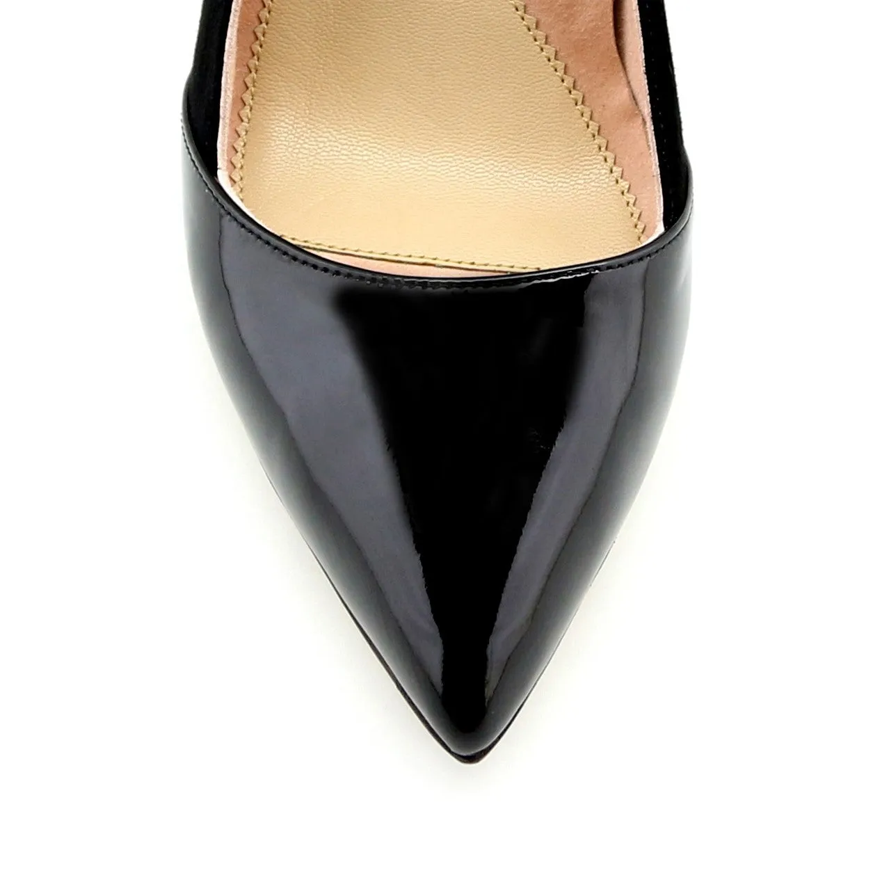 [Archive - Final Sale] Black Patent / Black Suede Combo Pump