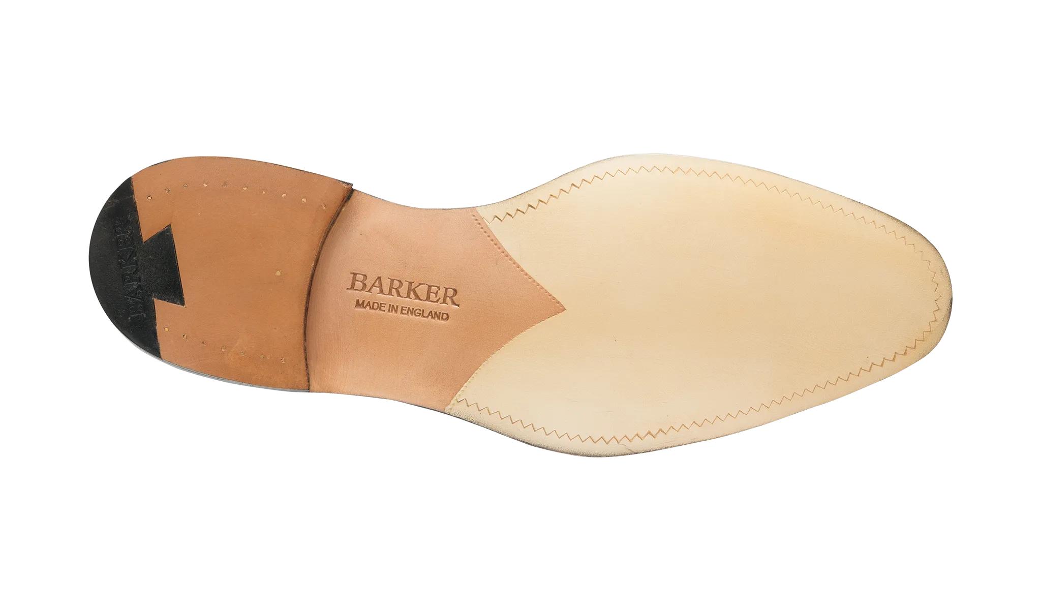 Barker Rutherford Classic Cemented Derby- Burgundy High-Shine