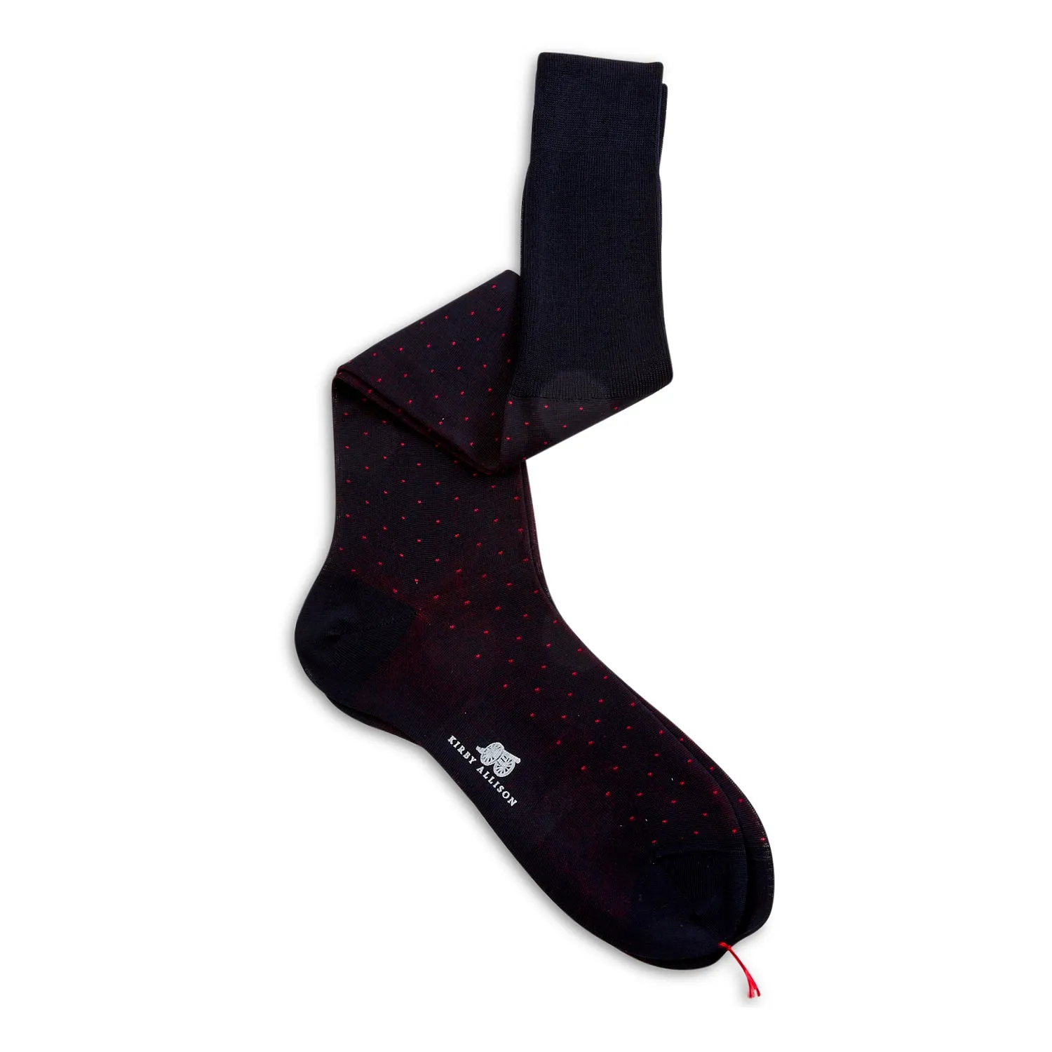 Bresciani Small Dot OTC Cotton Dress Socks