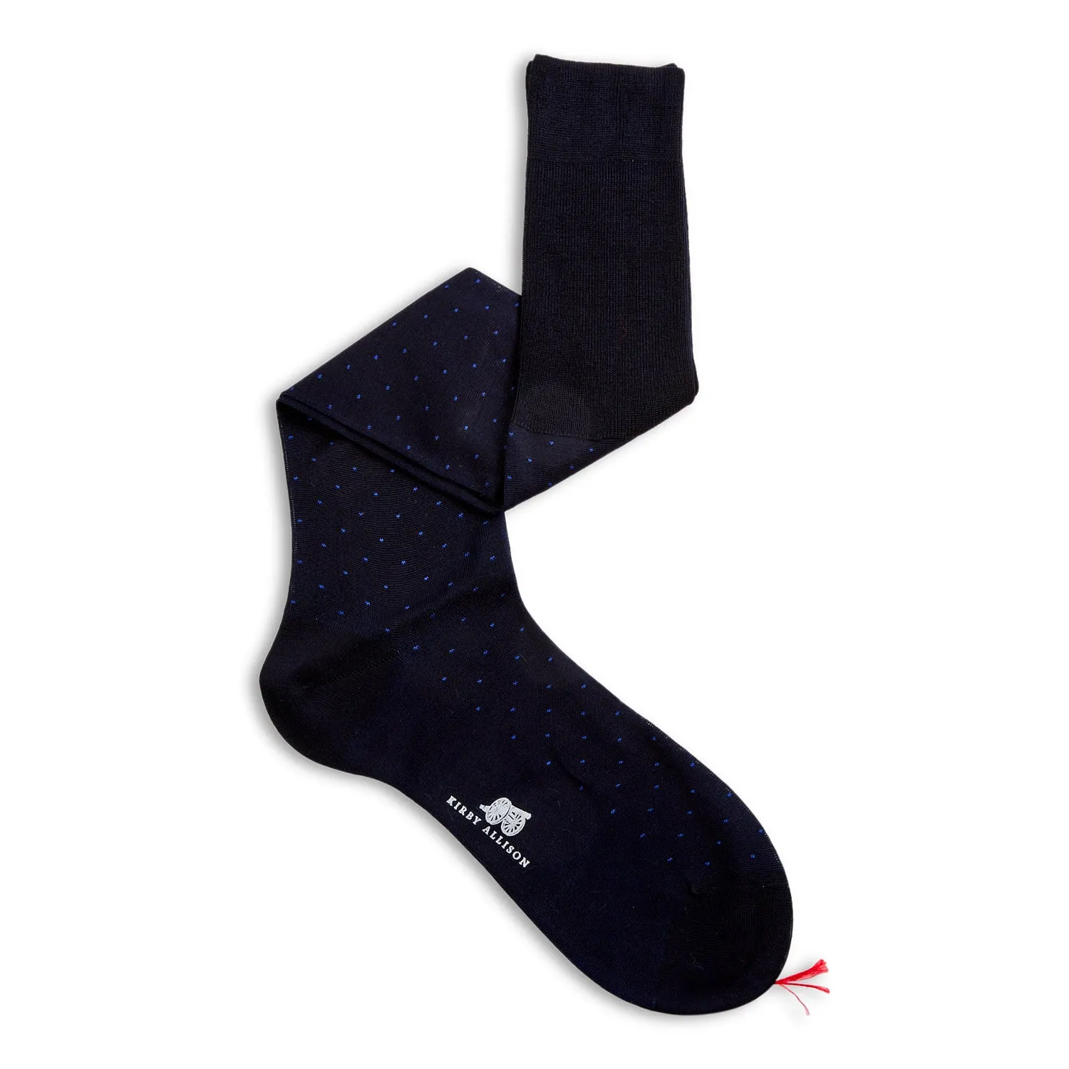 Bresciani Small Dot OTC Cotton Dress Socks