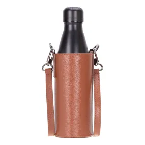 Castaway Crossbody Water Bottle Holder, Brown