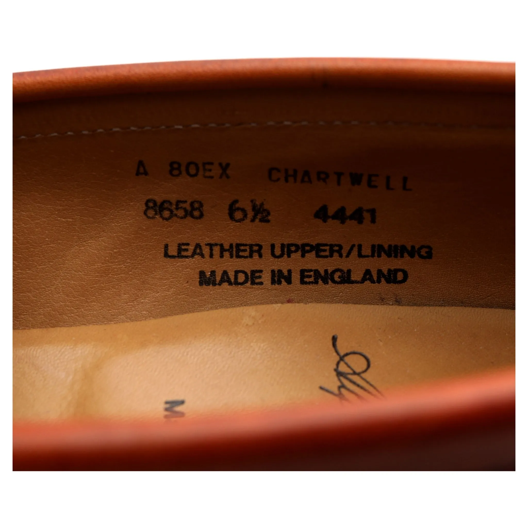 'Chartwell' Tan Brown Leather Loafers UK 6.5 EX