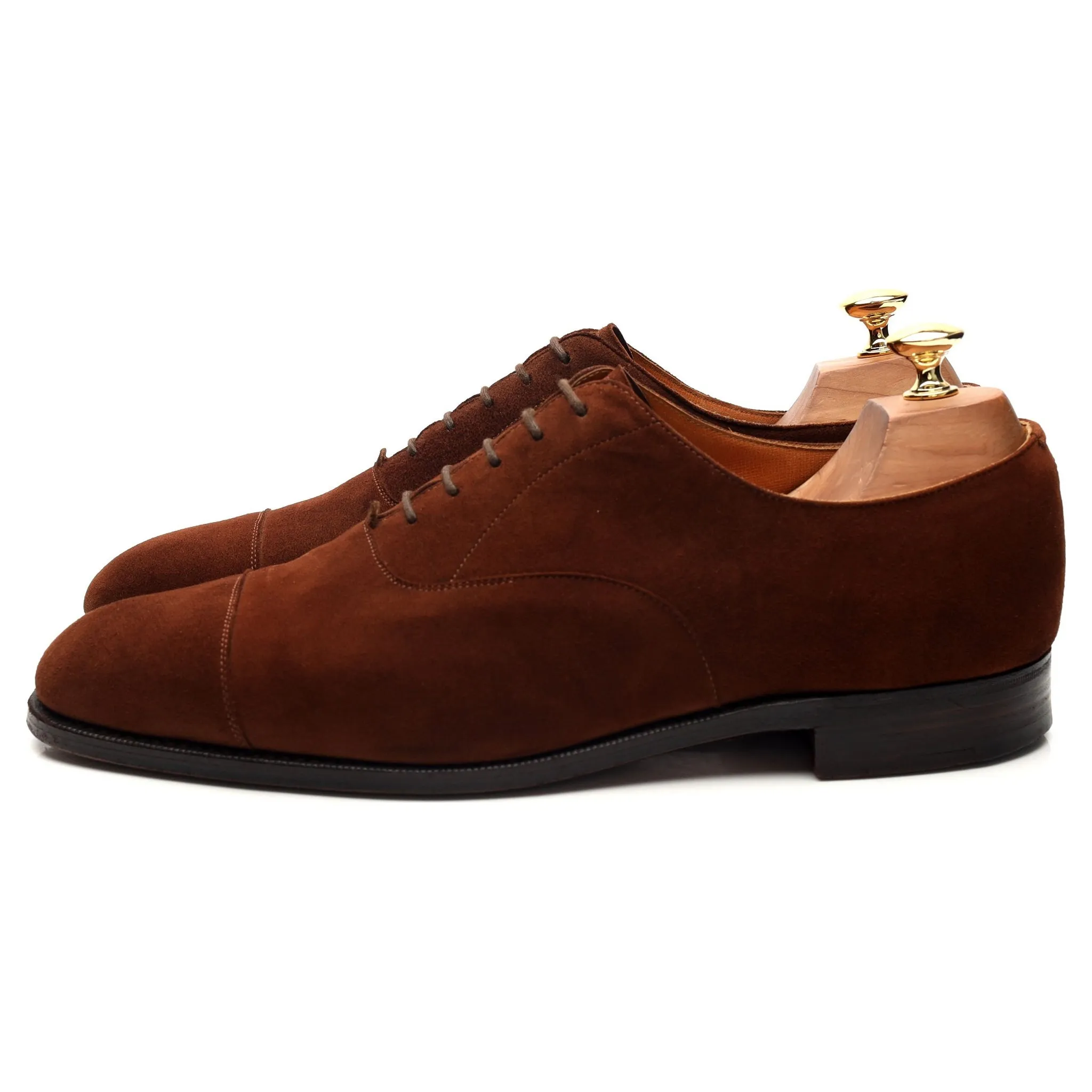 'Chelsea' Brown Suede Oxford UK 10 E