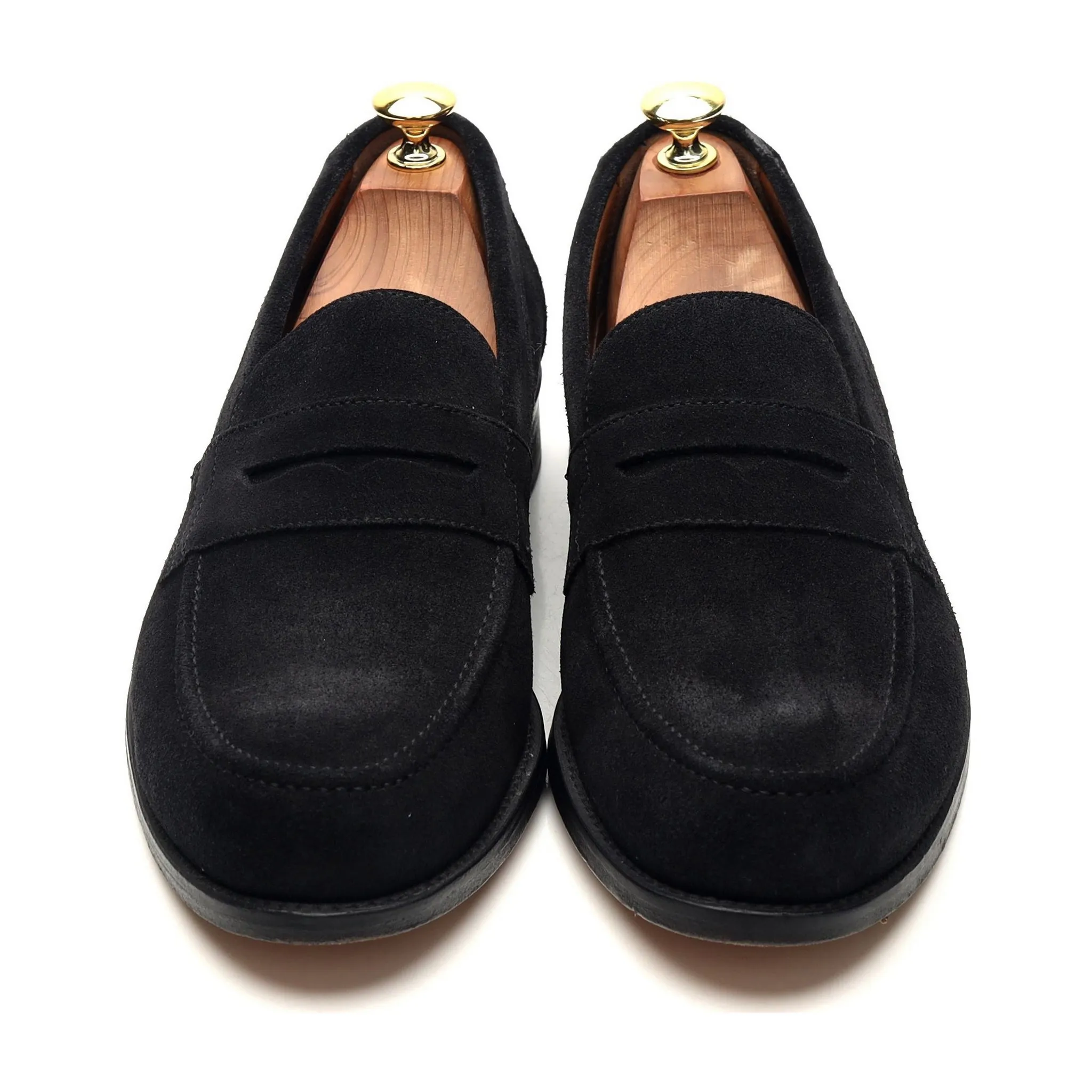 'Cherwell' Black Suede Loafers UK 9