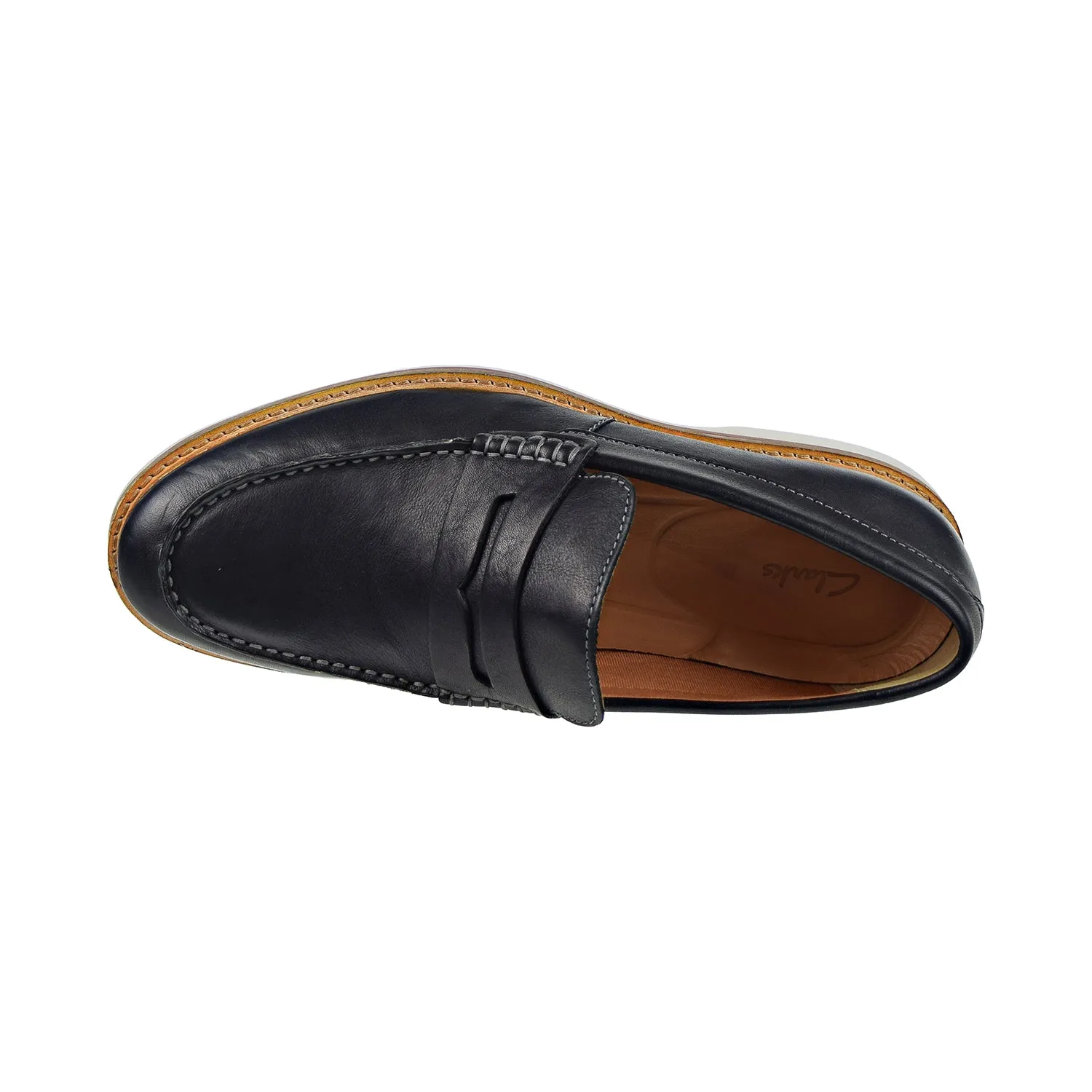 Clarks Atticus Free Men's Shoes Black Leather