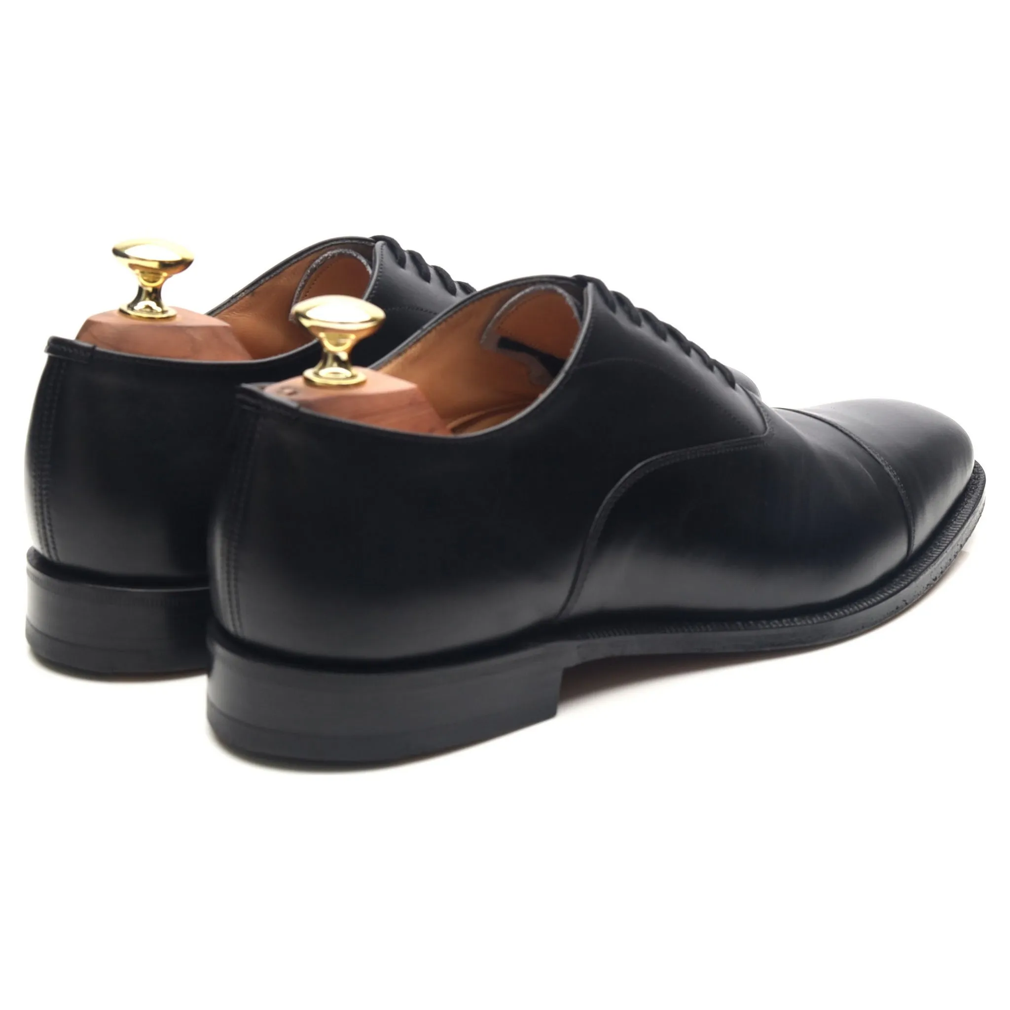 'Coppice' Black Leather Oxford UK 7 F