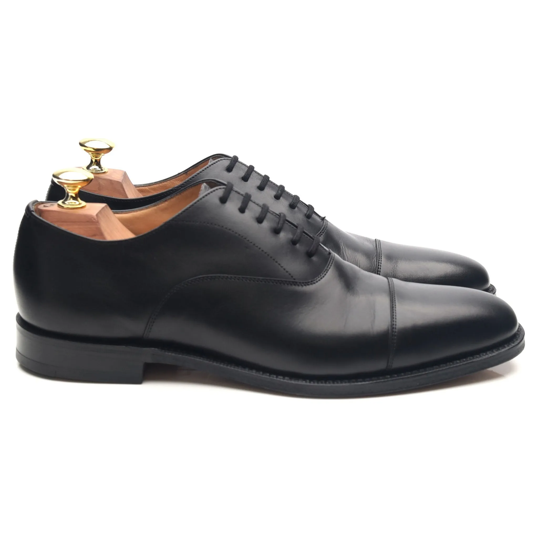 'Coppice' Black Leather Oxford UK 7 F