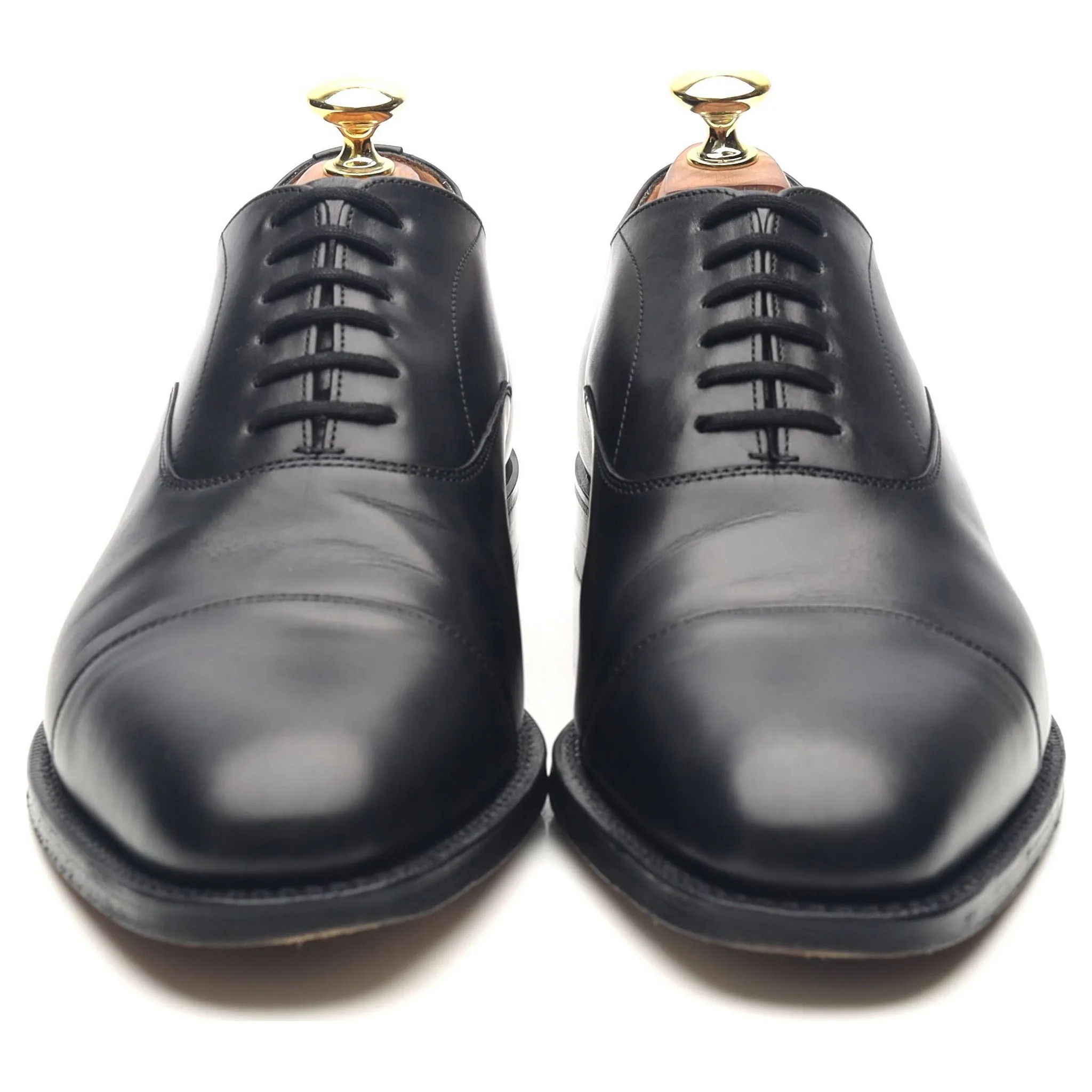 'Coppice' Black Leather Oxford UK 7 F