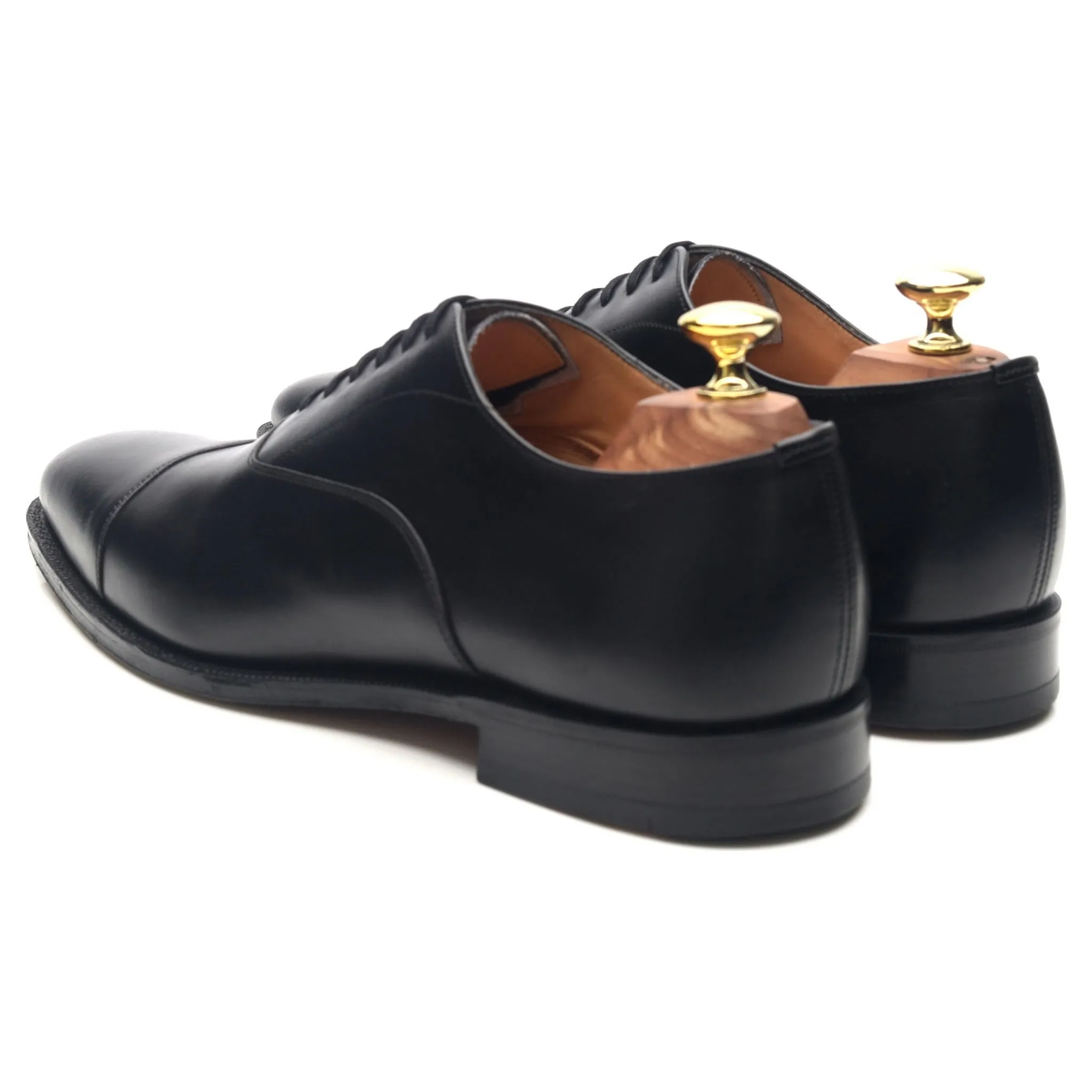 'Coppice' Black Leather Oxford UK 7 F