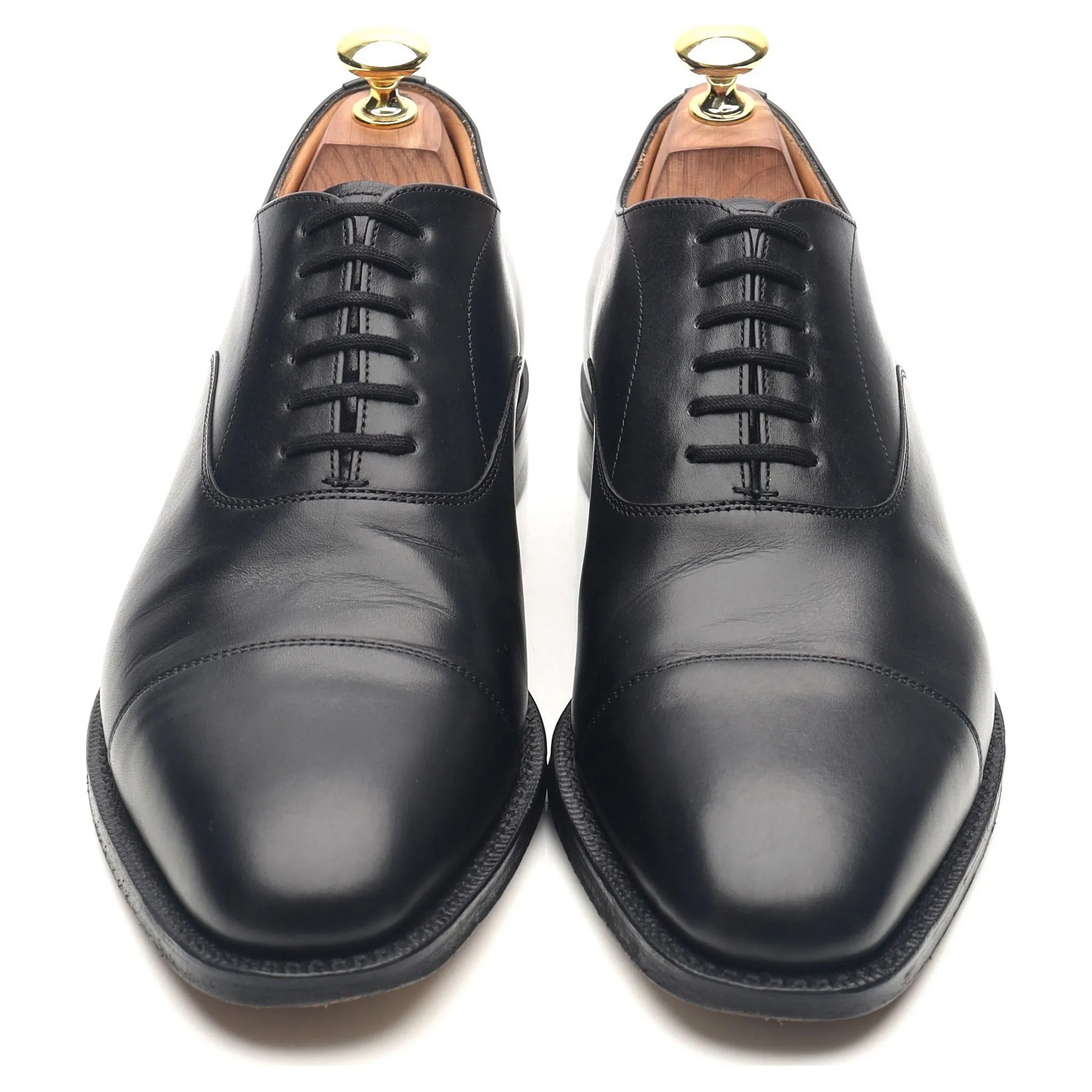 'Coppice' Black Leather Oxford UK 7 F