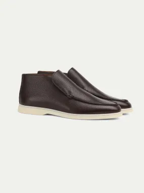 Dark Brown Grain City Loafer