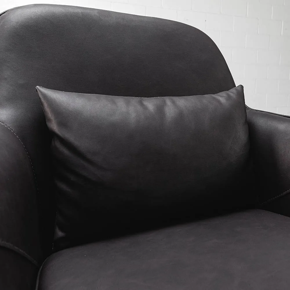 DIOR - Black Leather Lounge Chair - FINAL SALE