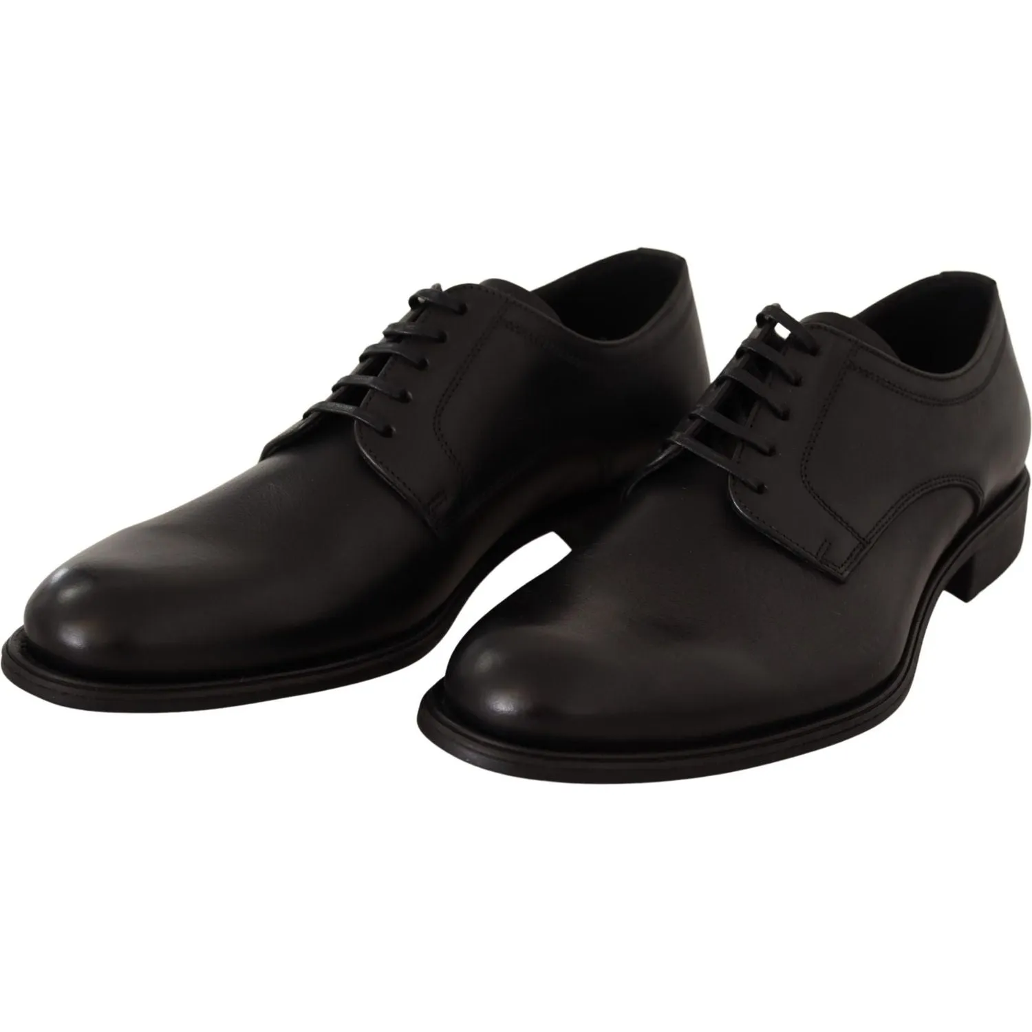 Dolce & Gabbana Elegant Black Derby Formal Shoes