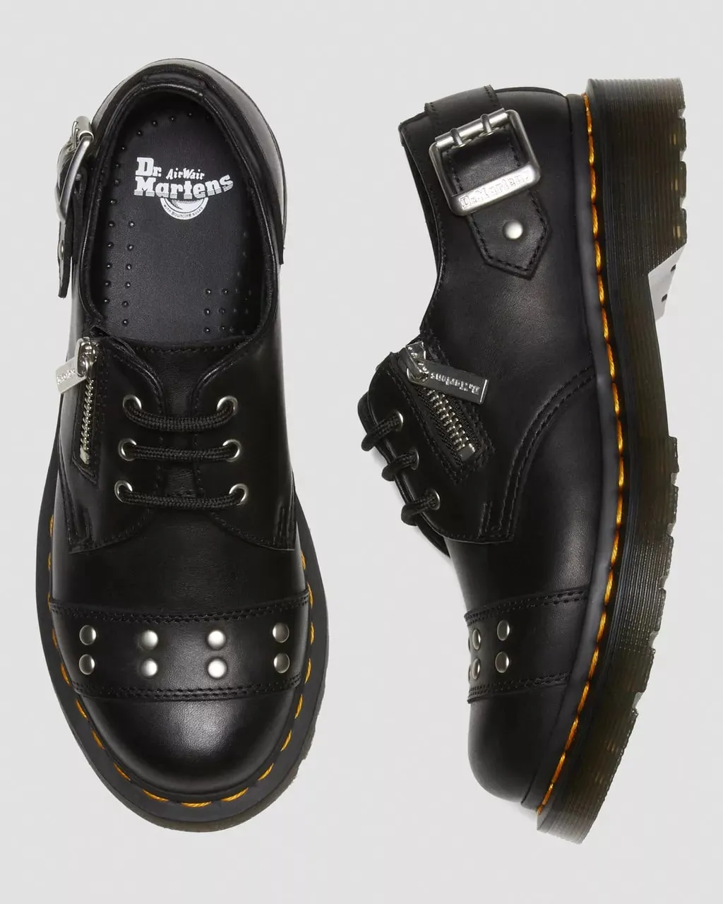 Dr Martens 1461 Women's Hardware Nappa Leather Oxford Shoes