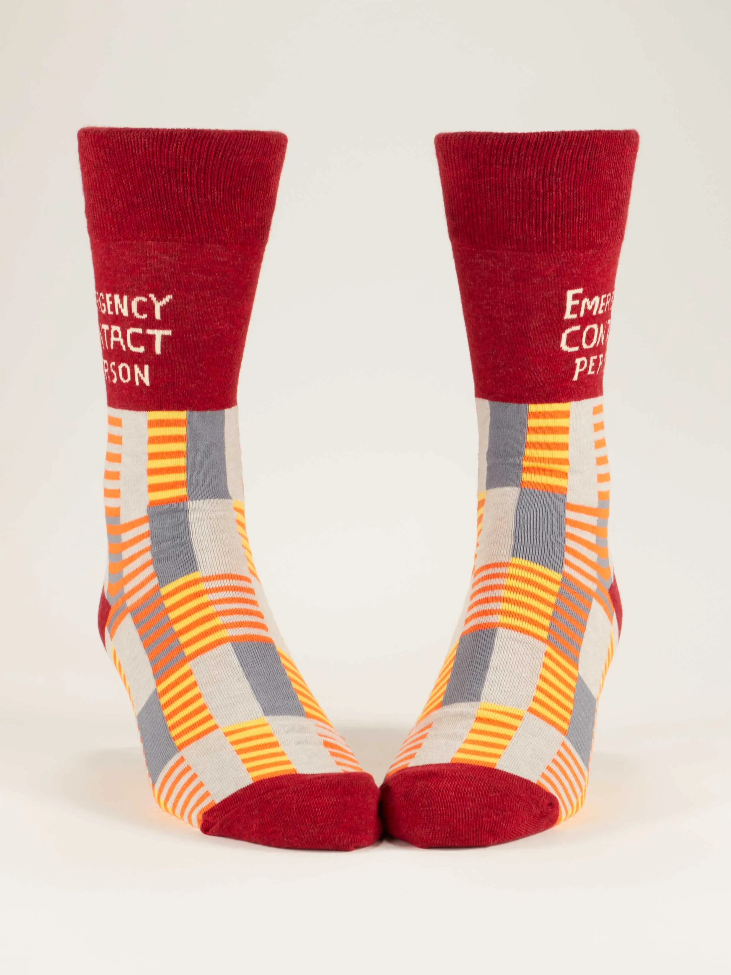 Emergency Contact Person M-Crew Socks