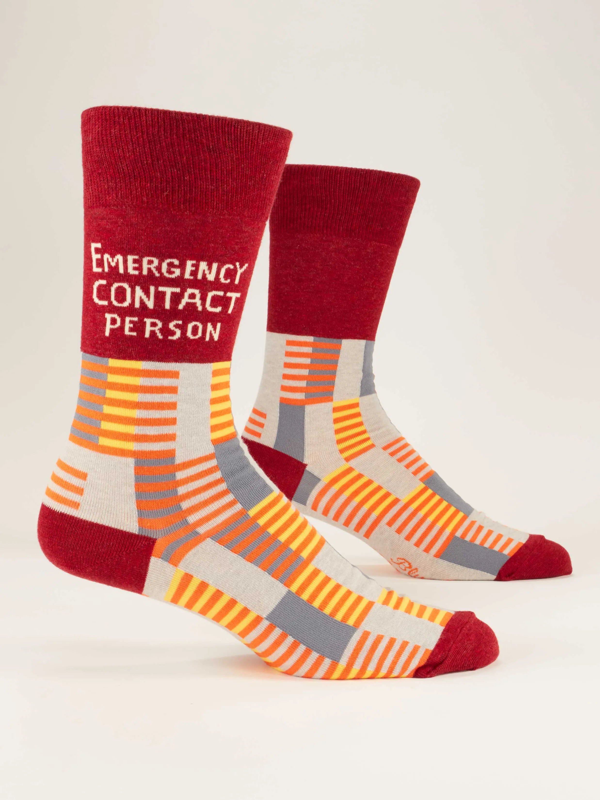 Emergency Contact Person M-Crew Socks