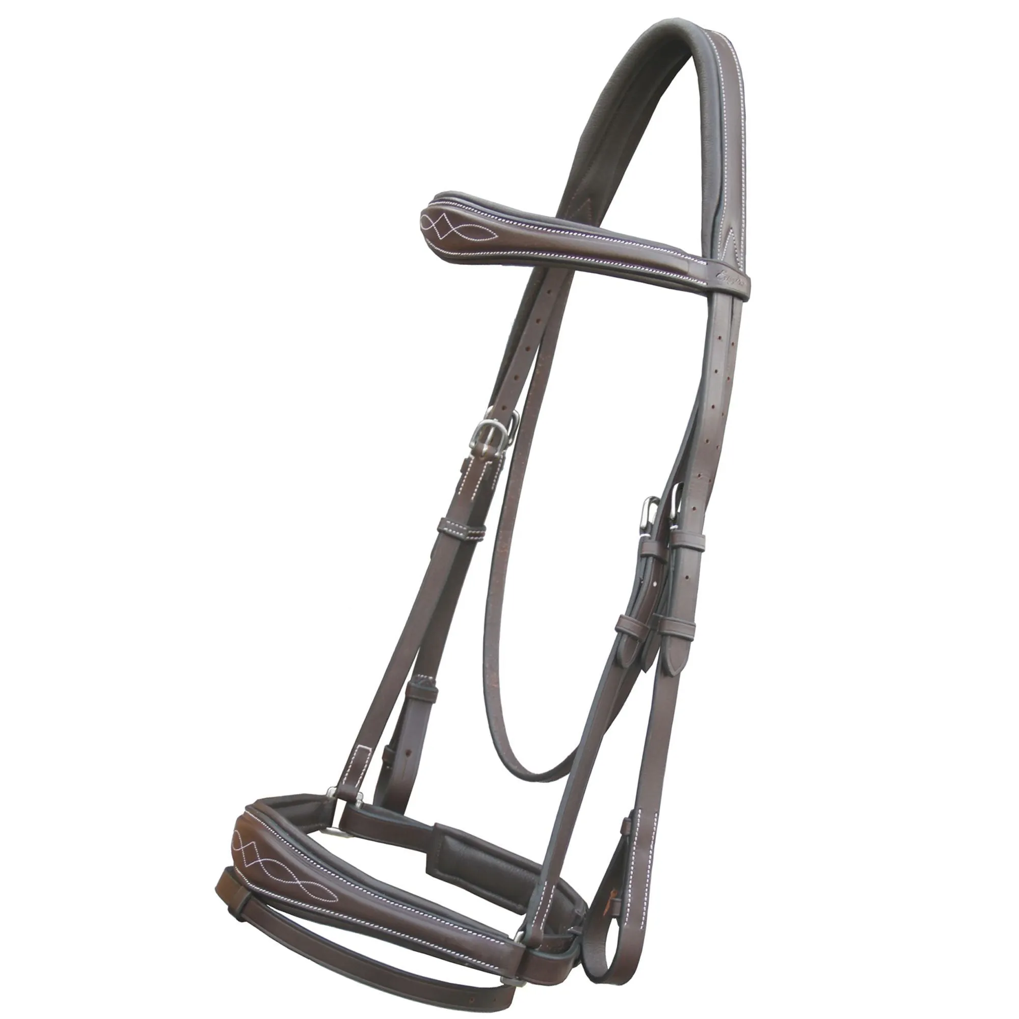 ExionPro Anatomical Dressage Bridle with Reins