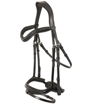 ExionPro 'Ursa' Anatomic Dressage Bridle With Reins