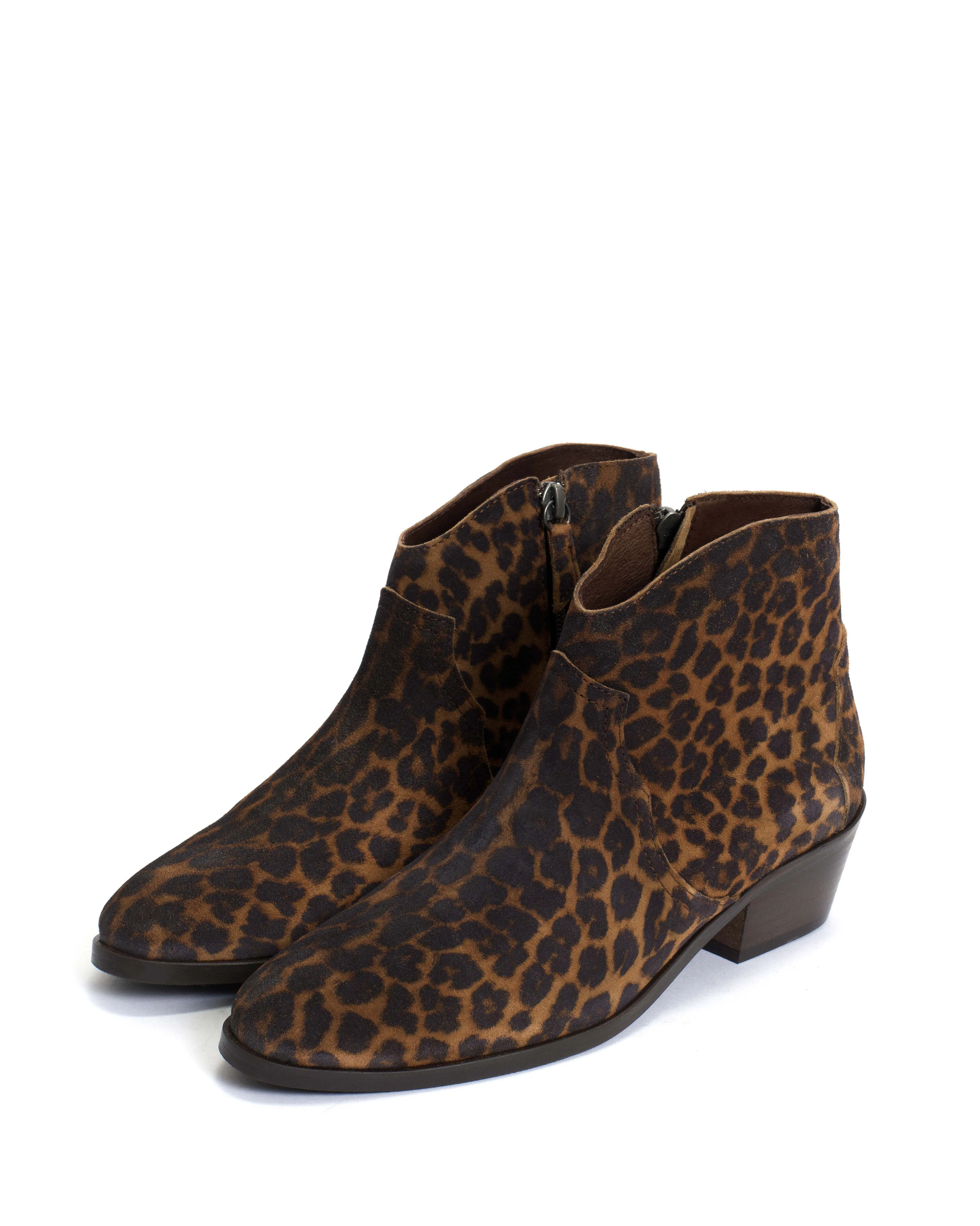 Fiona 35 Calf suede print Leopard