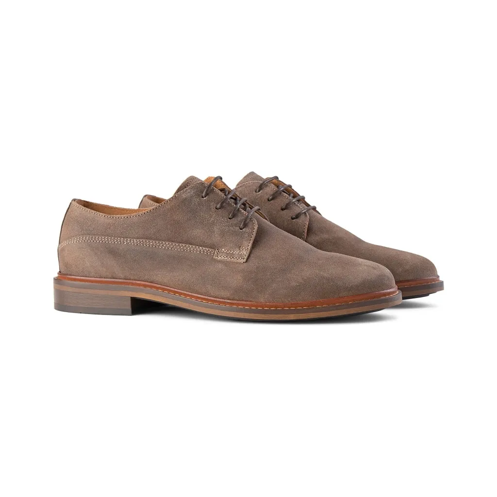 Frontier Suede Derby - TAUPE