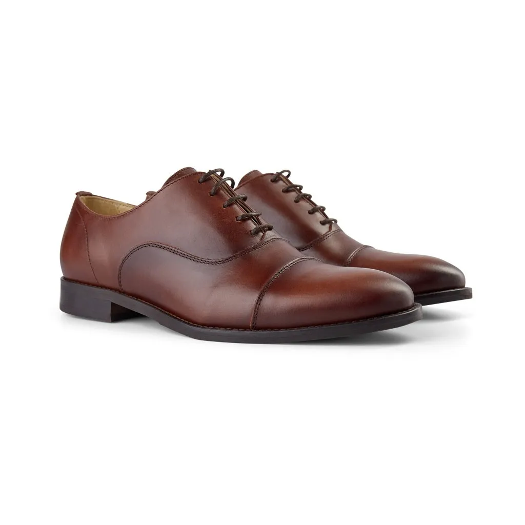 Harry Leather Oxford - BROWN