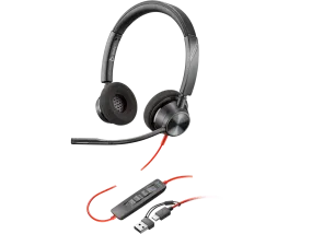 HP Poly Blackwire 3320-M Duo USB-C/USB-A Headset