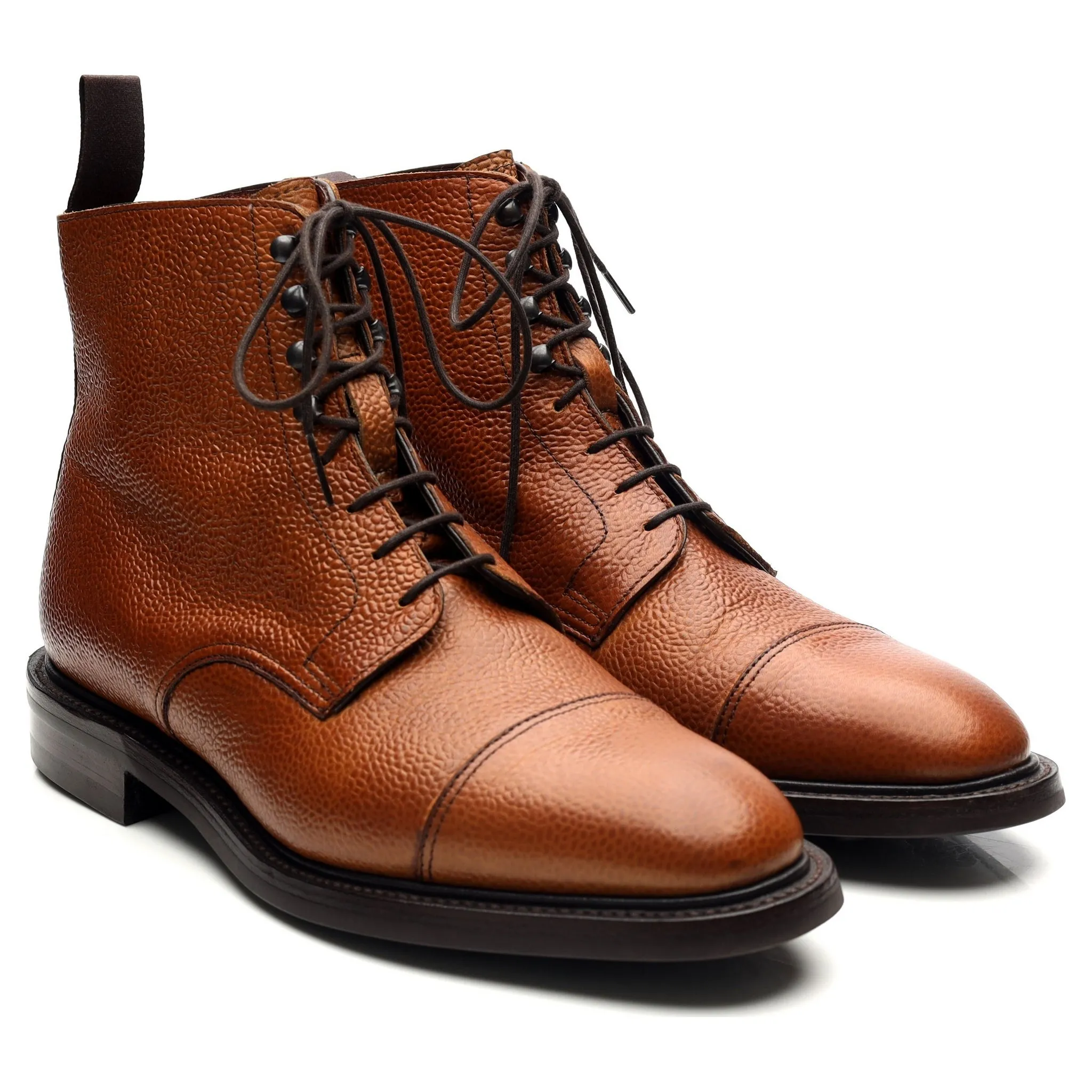 Kingsman 'Taron' Tan Brown Leather Boots UK 8.5 E