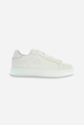 La Martina Men's Shoes Leather Trainers | Off White