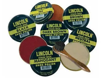 Lincoln Shoe Wax Polish 3 Fl Oz