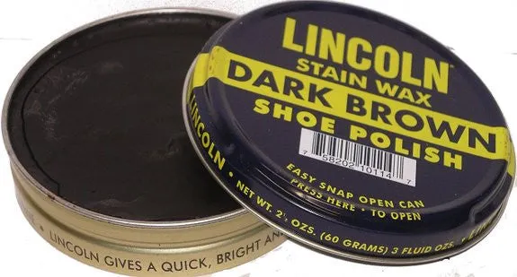 Lincoln Shoe Wax Polish 3 Fl Oz