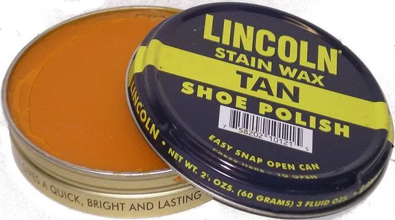 Lincoln Shoe Wax Polish 3 Fl Oz