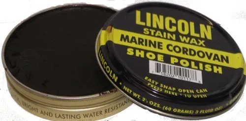 Lincoln Shoe Wax Polish 3 Fl Oz