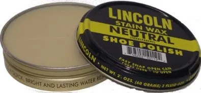 Lincoln Shoe Wax Polish 3 Fl Oz