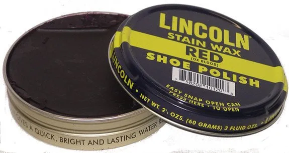 Lincoln Shoe Wax Polish 3 Fl Oz