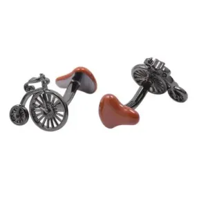 Luxury Retro Penny Farthing Bike Cufflinks