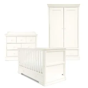 Mamas & Papas Oxford 3 Piece Cotbed Range White