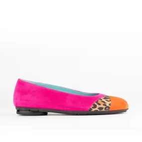 MARTA FUCHSIA SUEDE COMBO