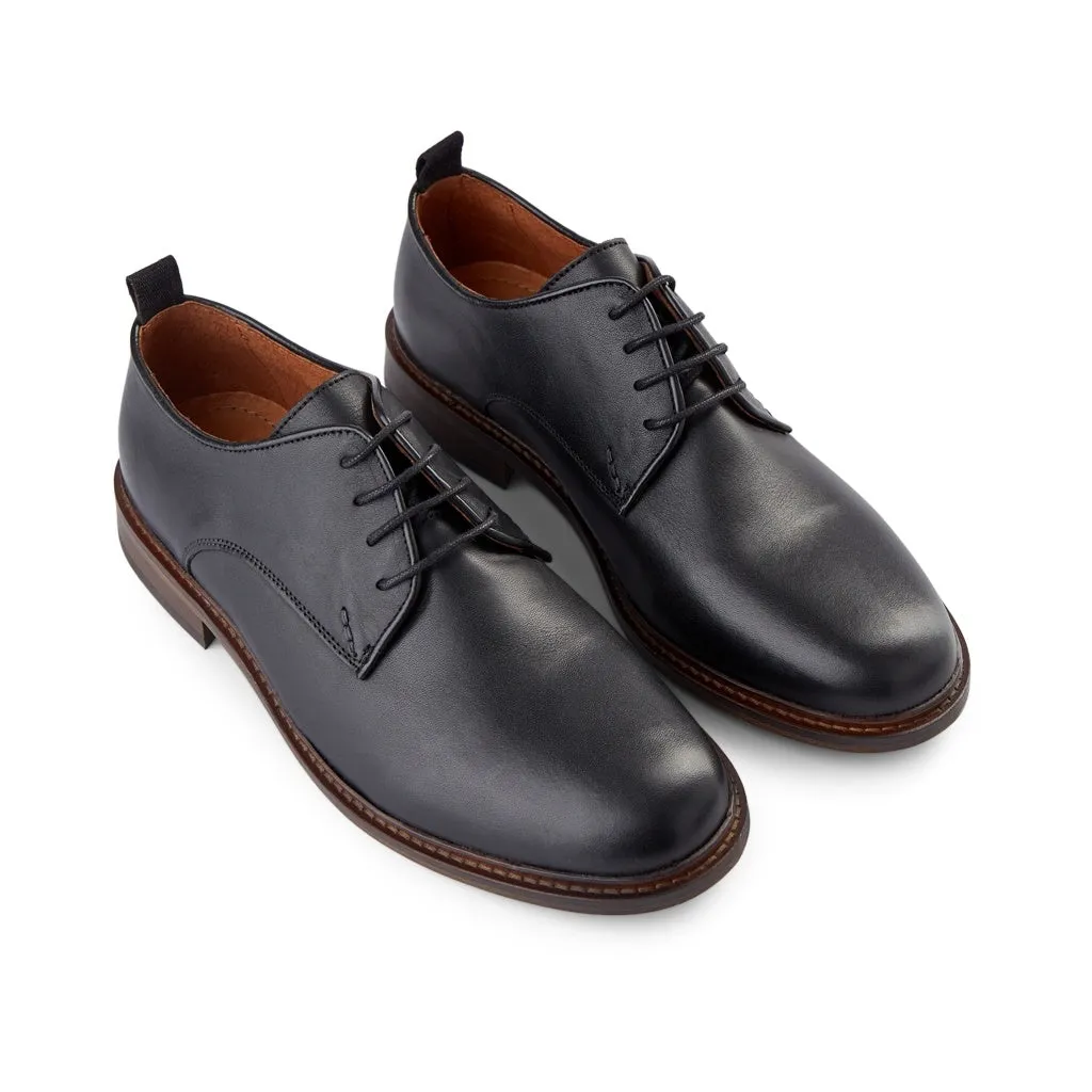 Nate shoe leather - BLACK