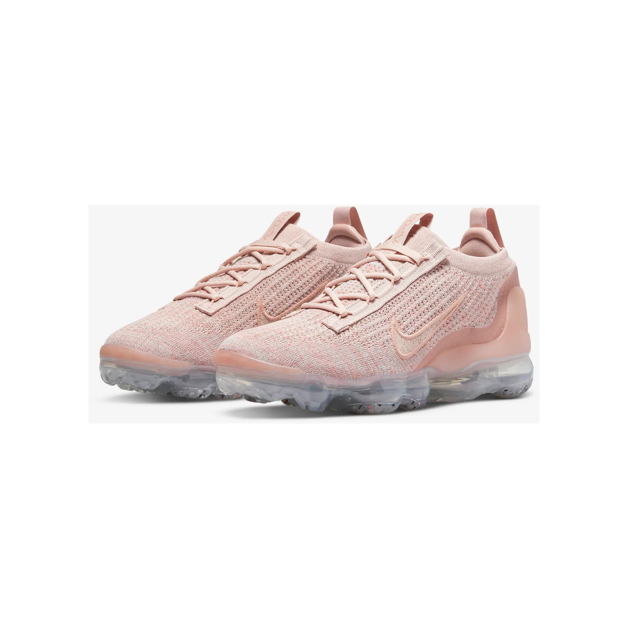 Nike Women's Air VaporMax 2021 Flyknit Shoes - Pink Oxford / Rose Whisper / Metallic Silver / Pink Oxford