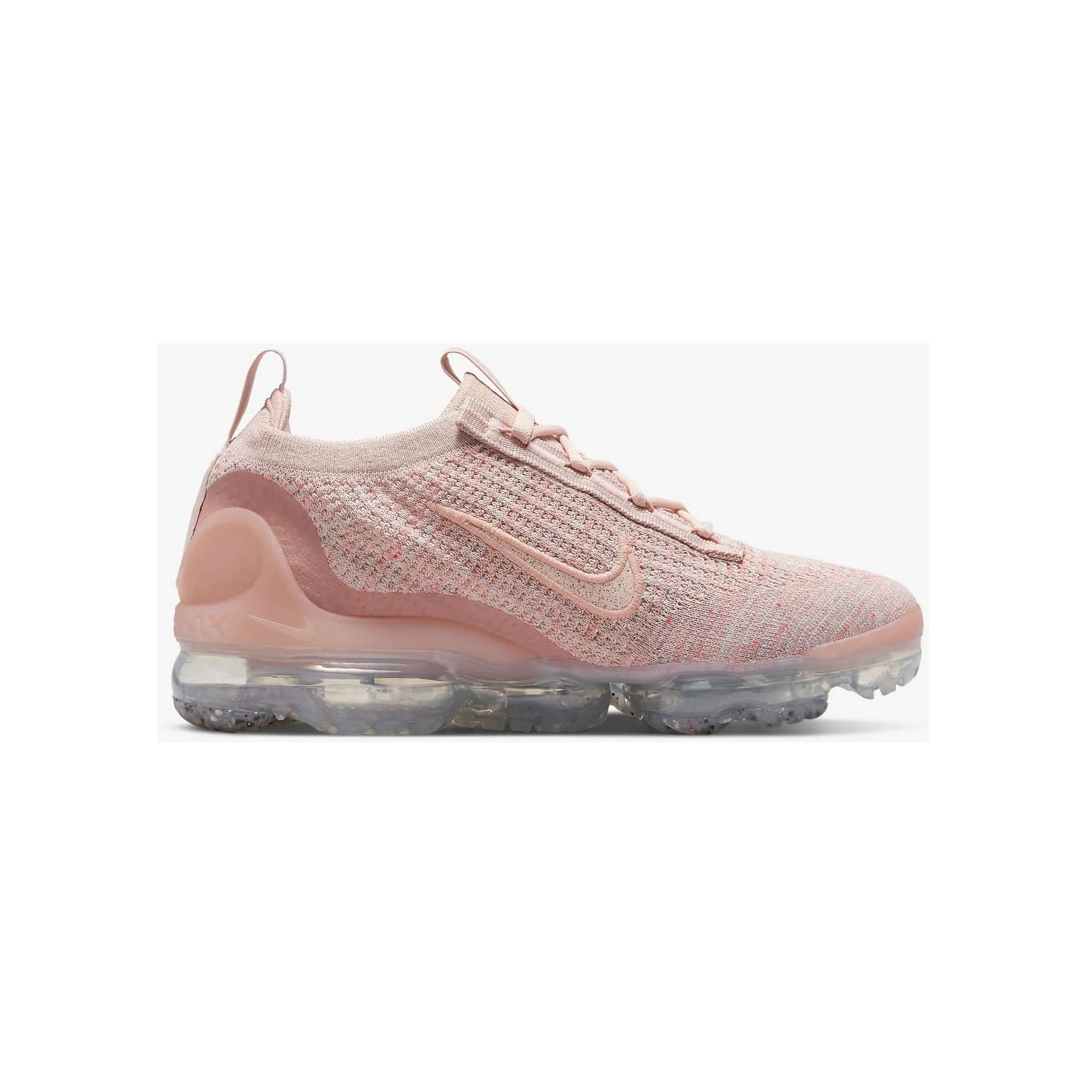 Nike Women's Air VaporMax 2021 Flyknit Shoes - Pink Oxford / Rose Whisper / Metallic Silver / Pink Oxford