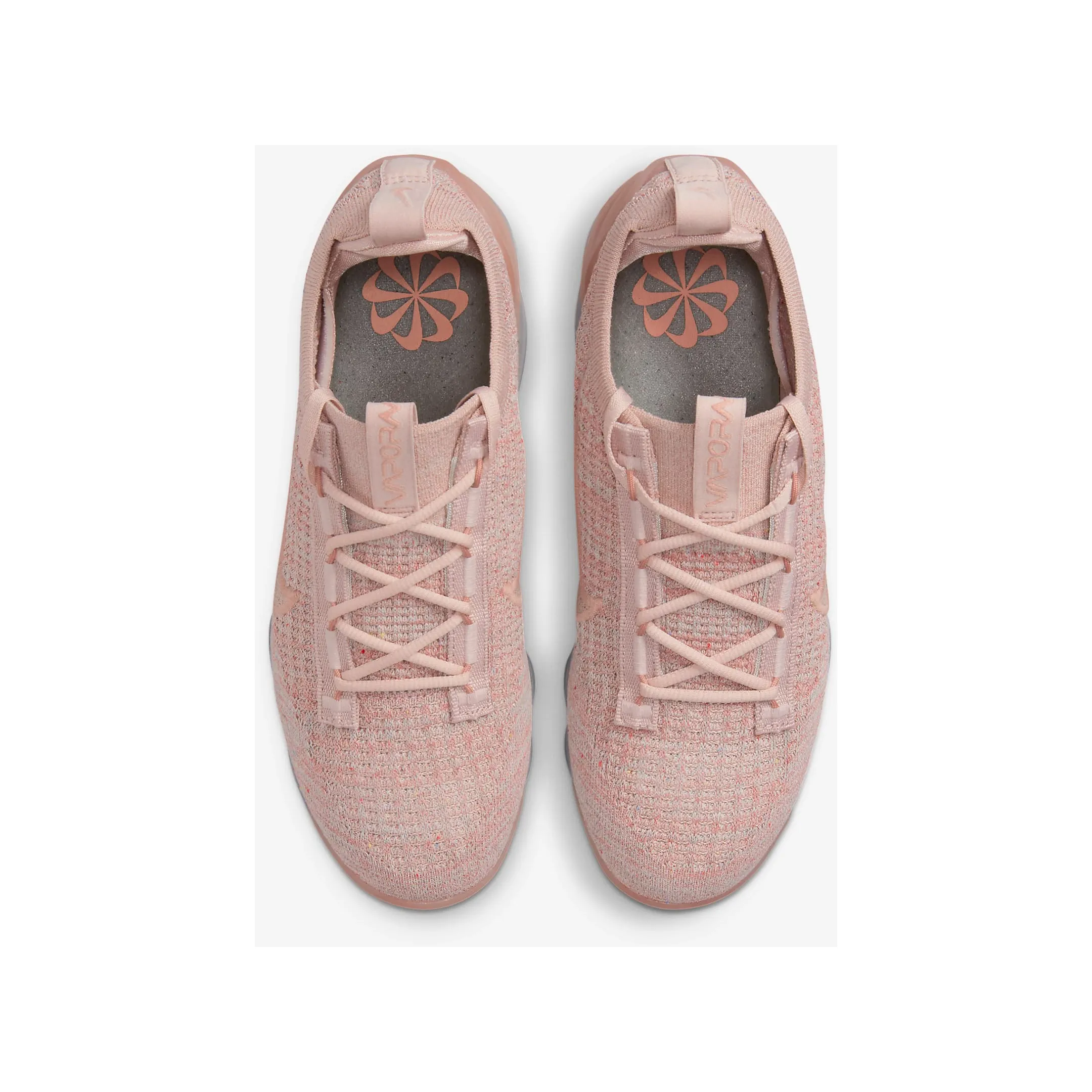 Nike Women's Air VaporMax 2021 Flyknit Shoes - Pink Oxford / Rose Whisper / Metallic Silver / Pink Oxford