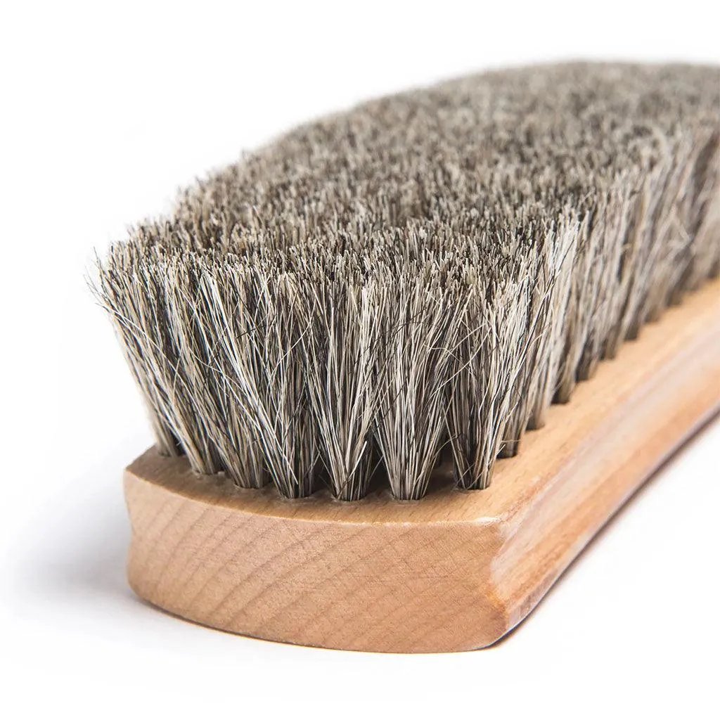 Otter Wax Premium Horsehair Shoe Brush