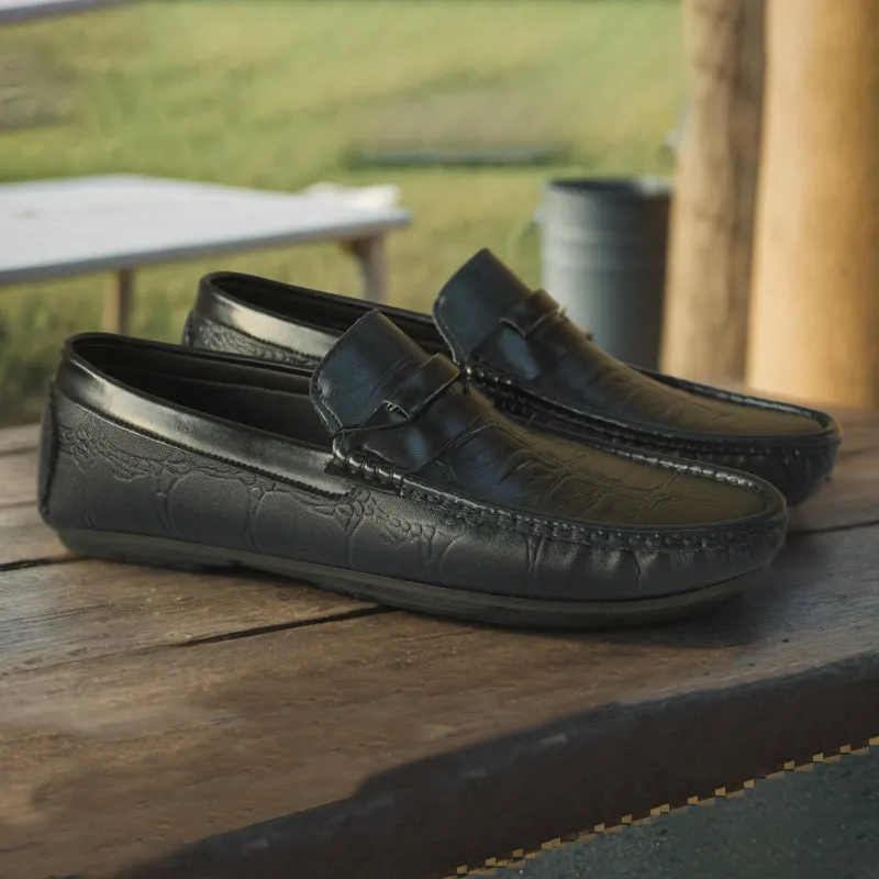 Plan Casual Black Loafer for men