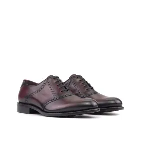 SADDLE SHOES BURGUNDY (TRADITIONAL-Z1)