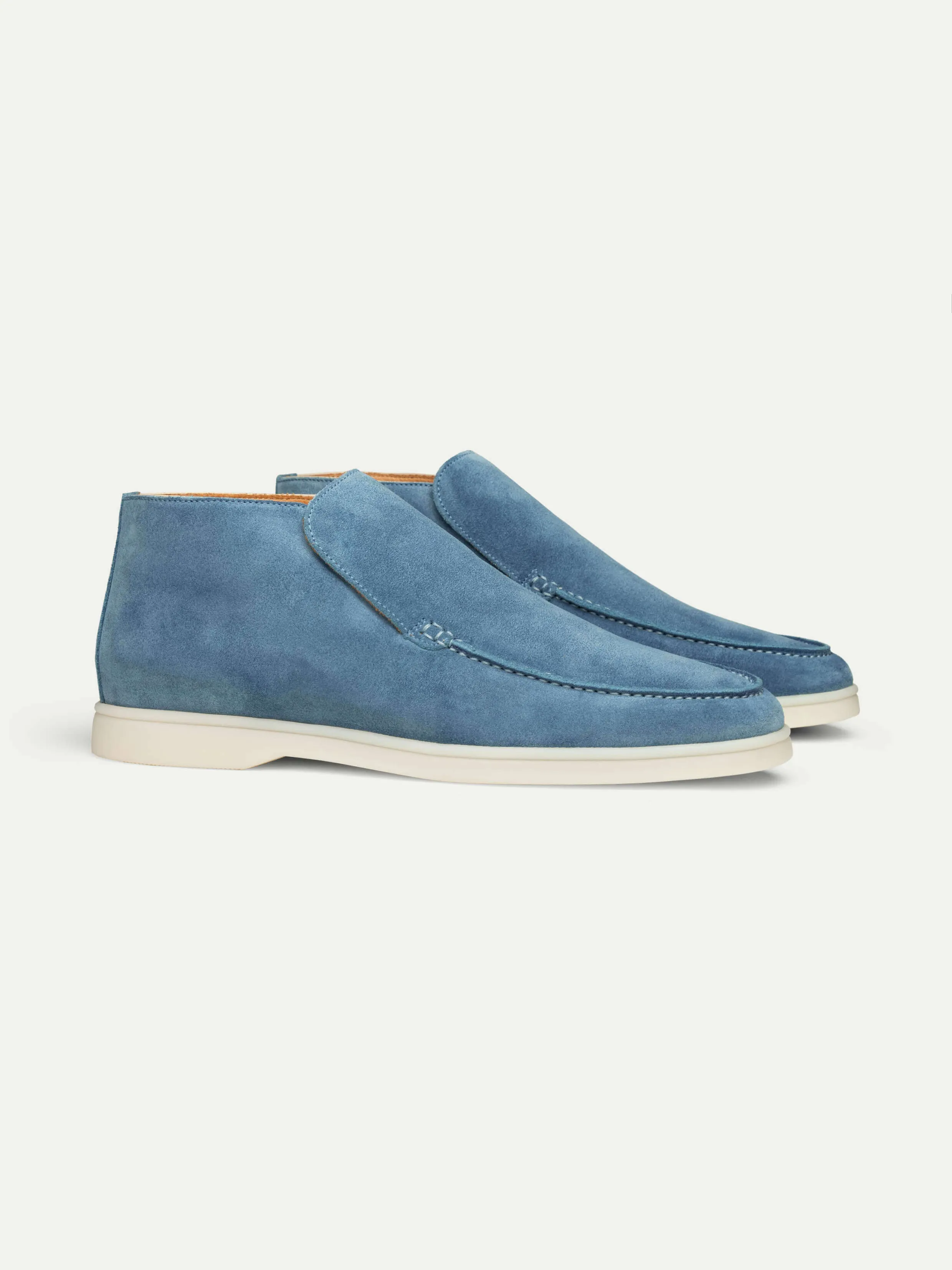 Stylish Sapphire Blue City-Style Loafer Shoes