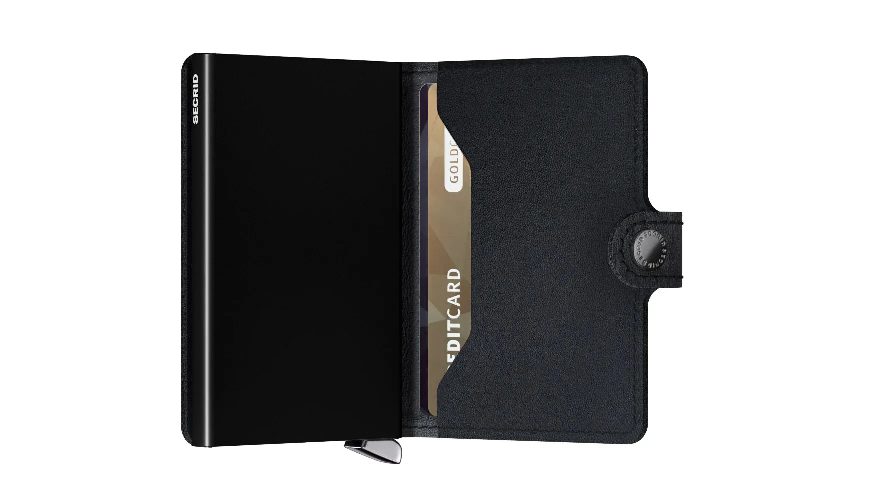 Secrid Premium Miniwallet Emboss Lines Black